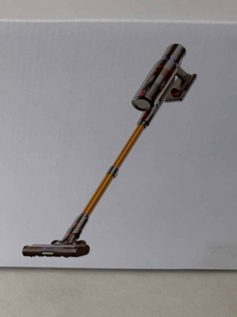 Cordless Stick Vacuum with Gold Wand & LED Brush